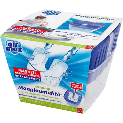 AIR MAX Deodorante mangiaumidità 2 in 1 per ambiente, Vaniglia, 40